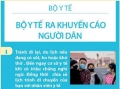Khuyến cáo phòng, chống dịch Covid-19 chủng mới