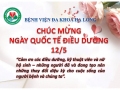 CHÚC MỪNG NGÀY QUỐC TẾ ĐIỀU DƯỠNG 12/5