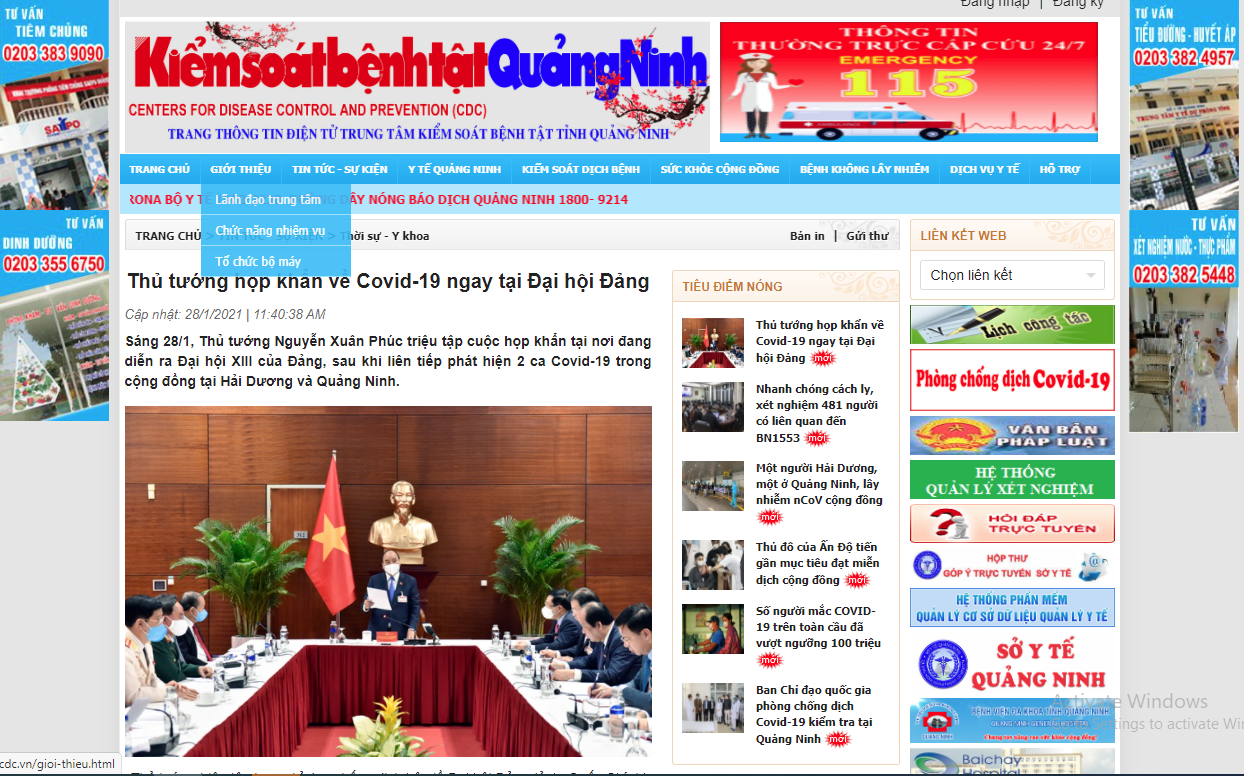 THỦ TƯỚNG HỌP KHẨN VỀ COVID-19 NGAY TẠI ĐẠI HỘI ĐẢNG