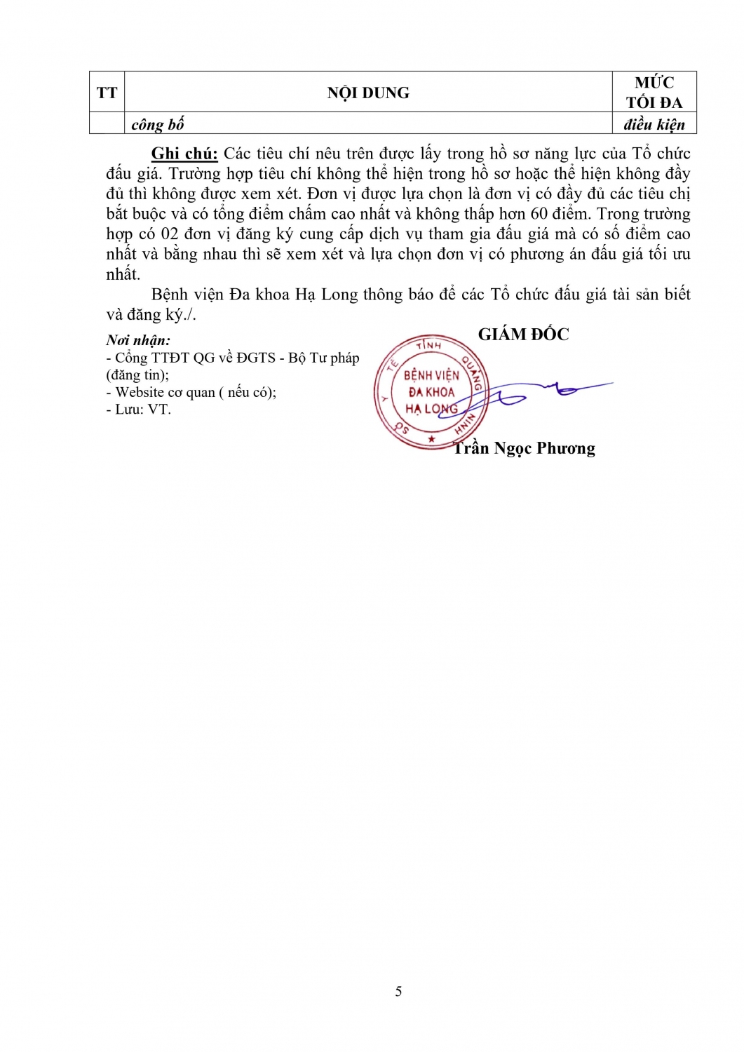 thong bao lua chon don vi to chuc dau gia 21 5 2024 signed hinh anh 4